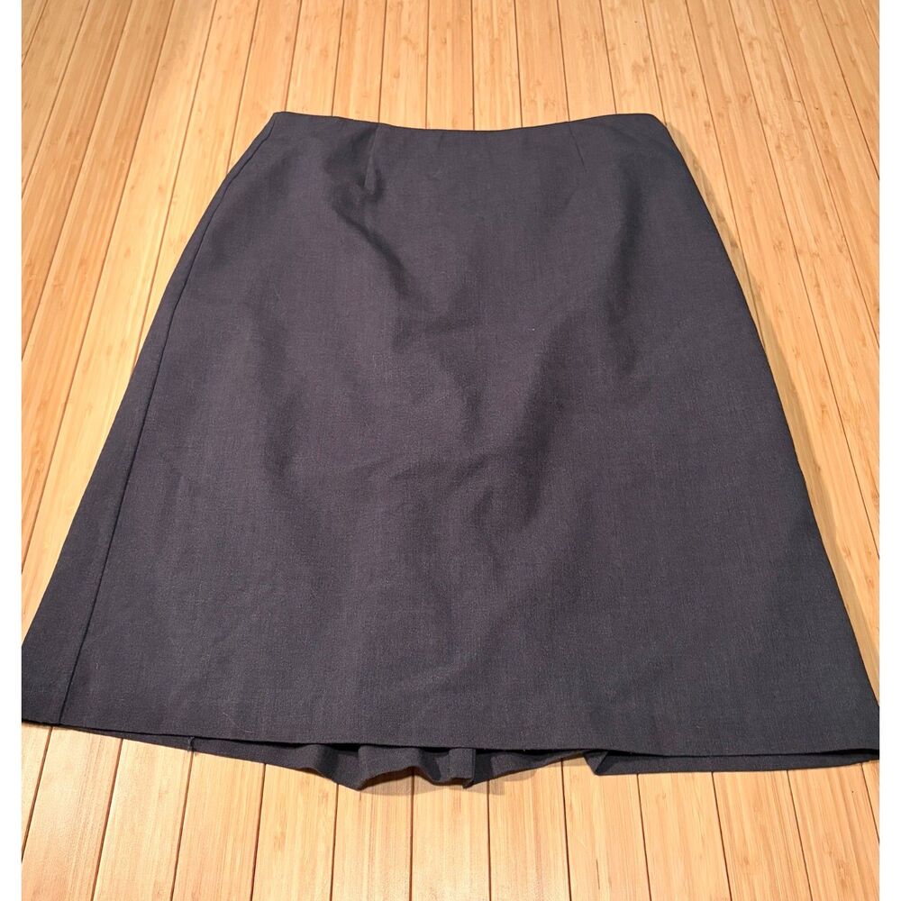Croft & Barrow Women’s Size 12 Charcoal Gray A-Line Skirt Stretch Workwear